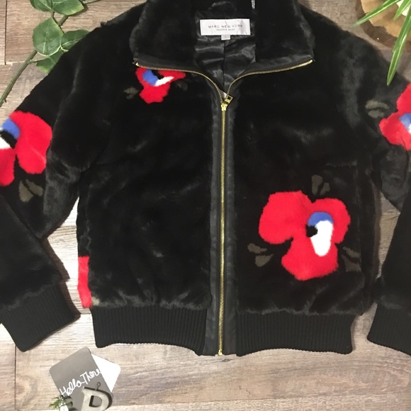 ANDREW MARC FAUX FUR JACKET - Picture 7 of 8